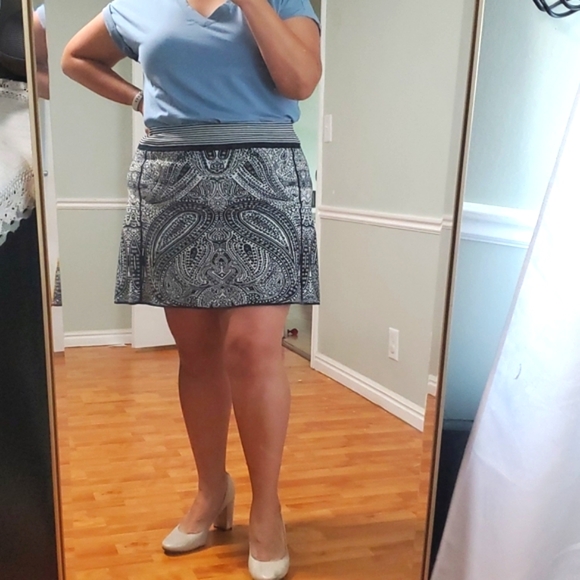 Lightweight Sweater Mini Skirt Black 